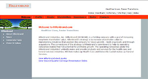 Web Development Portfolio - Hillenbrand
